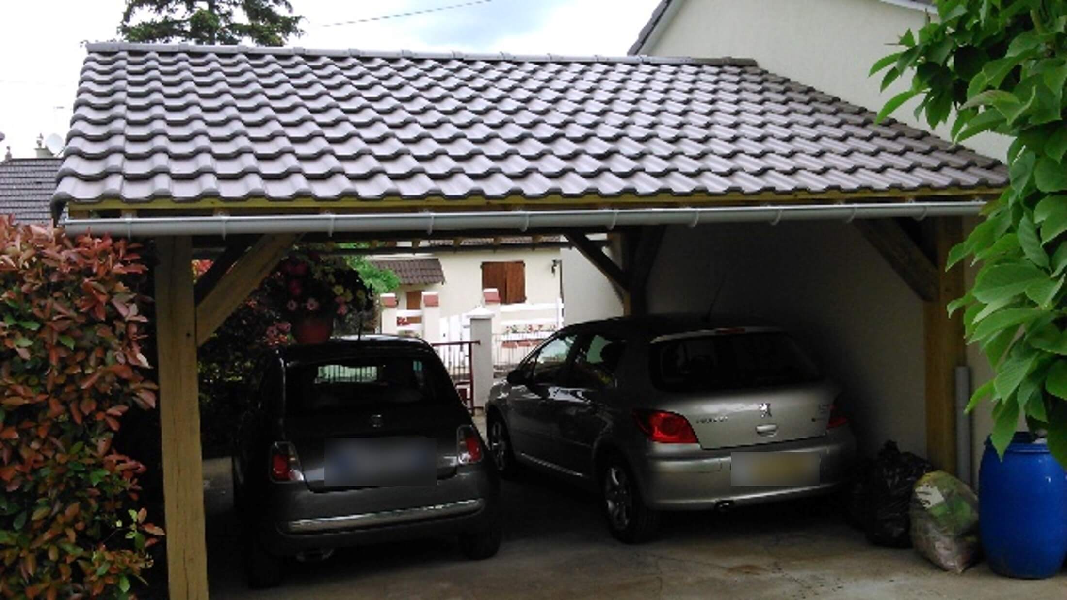 Carport en bois