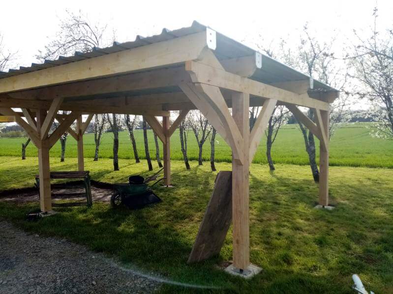 Carport en bois