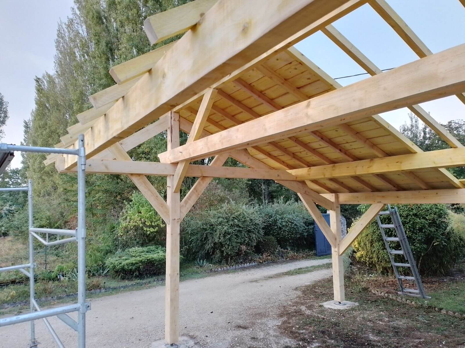 Carport en bois