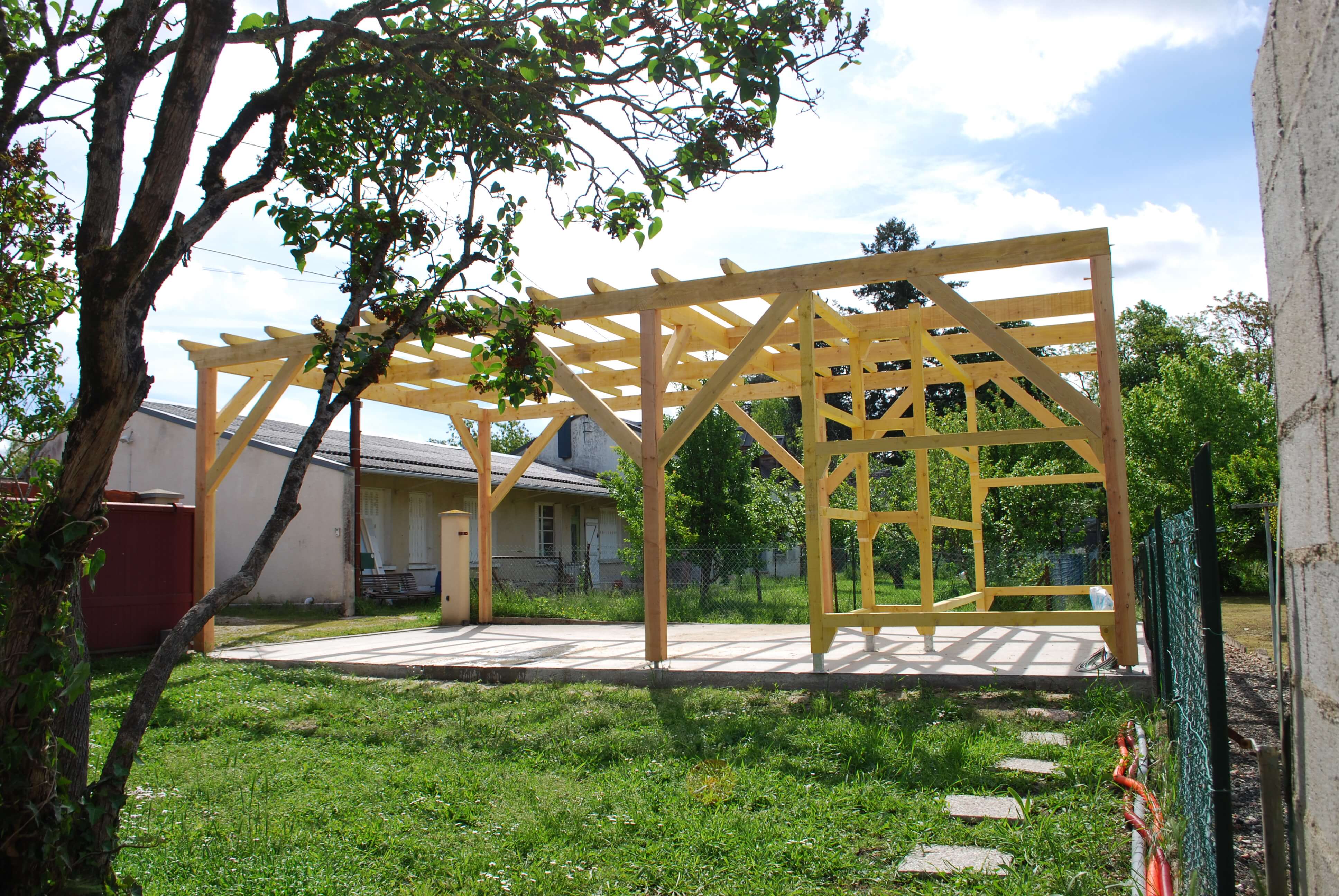 Pergola en bois